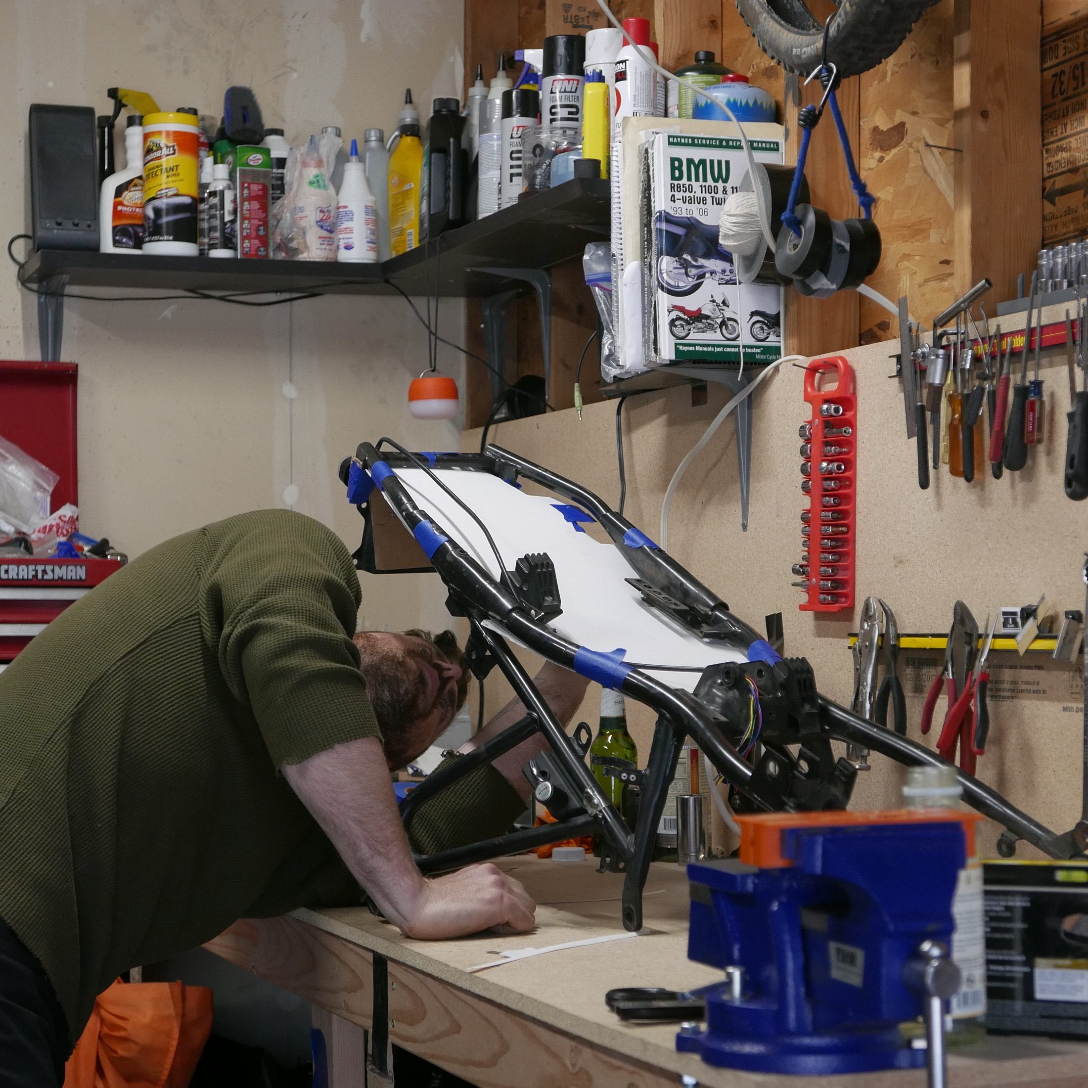 Bodywork prototype during the BMW customization