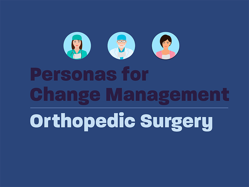 Page 1 of an orthopedic provider persona