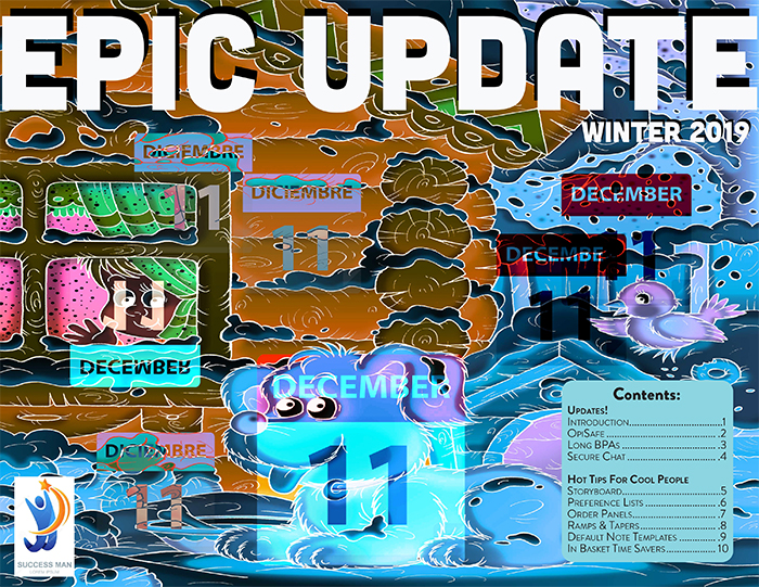 Cover of the winter 2019 inpatient provider Epic update guide